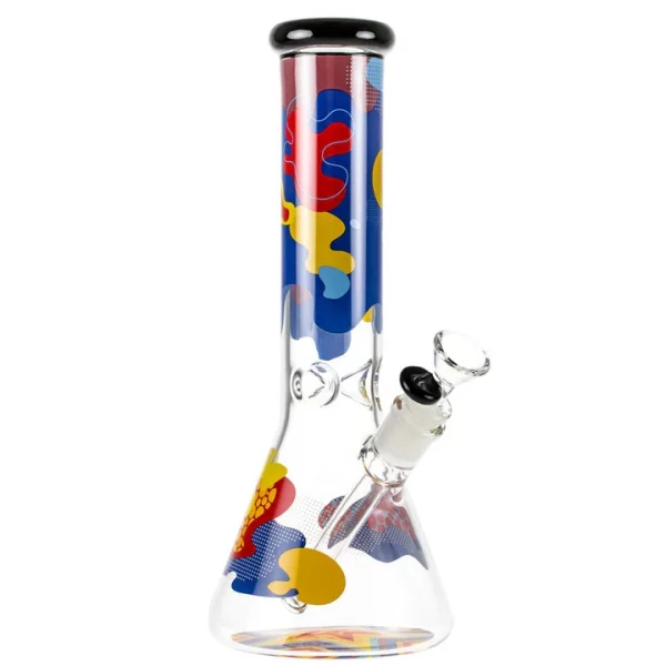 FAMOUS DESIGN PAPAYA 12 IN BEAKER WATER PIPE